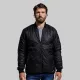 MEN'S BOMBER JACKET (BLACK)