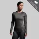 WOMEN'S RIDGELINE HEAVY BASE LAYER TOP (WOLF GREY)